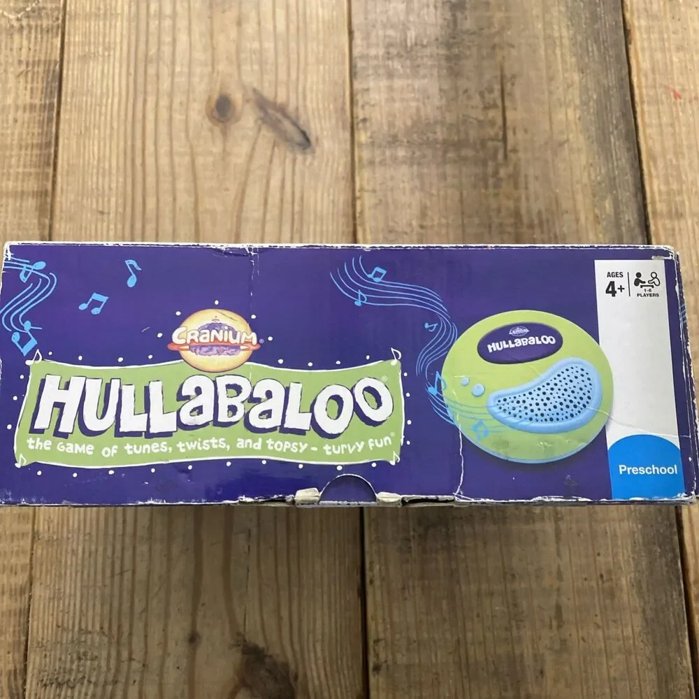 Cranium HULLABALOO The Game of Tunes Twists Topsy Turvy Fun 2004 Works! Complete